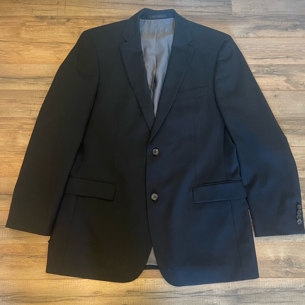 Hugo Boss Black premium Super 100 virgin wool/ viscose 44L